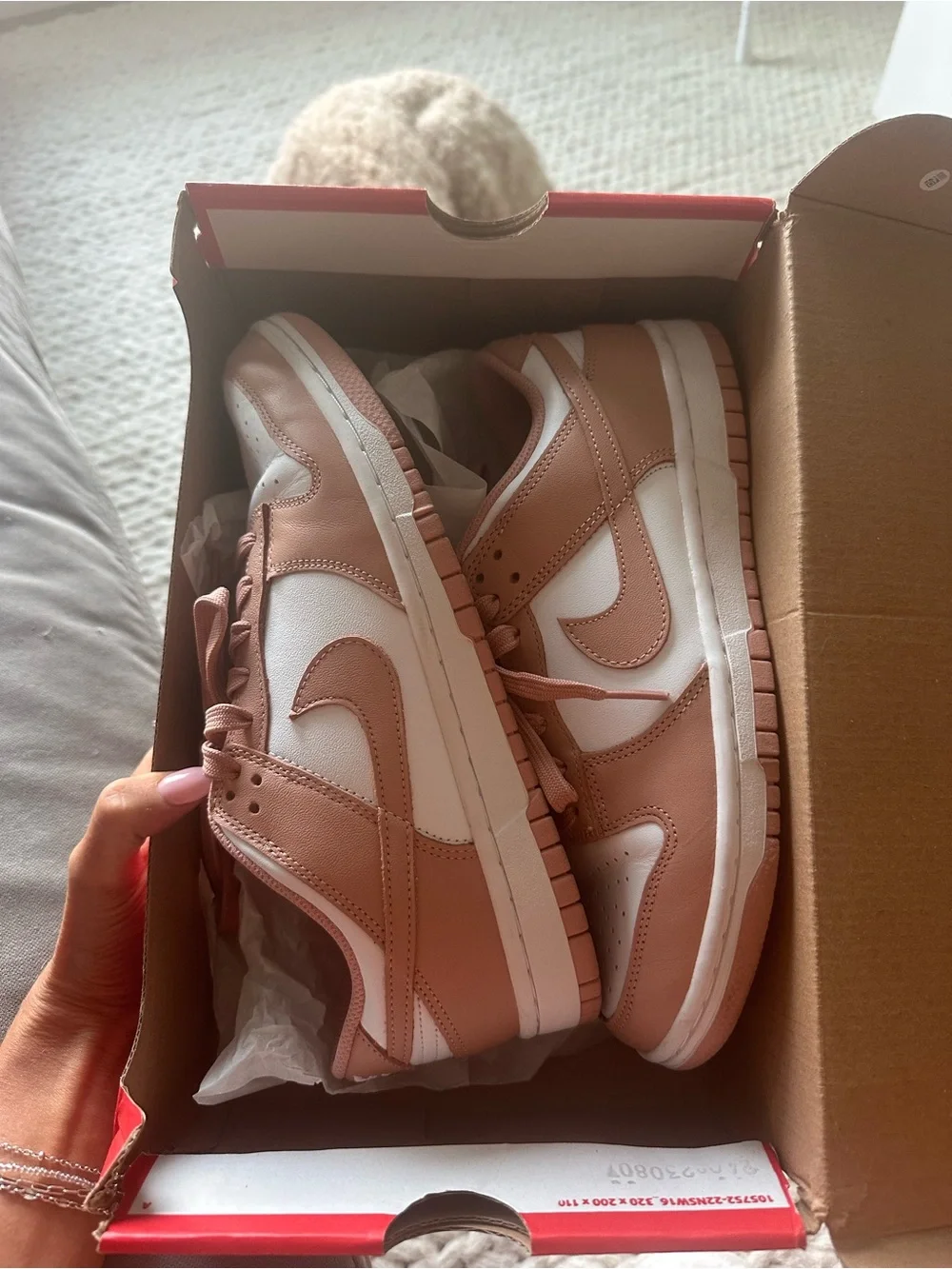Nike Dunk Low - White/Rose Whisper